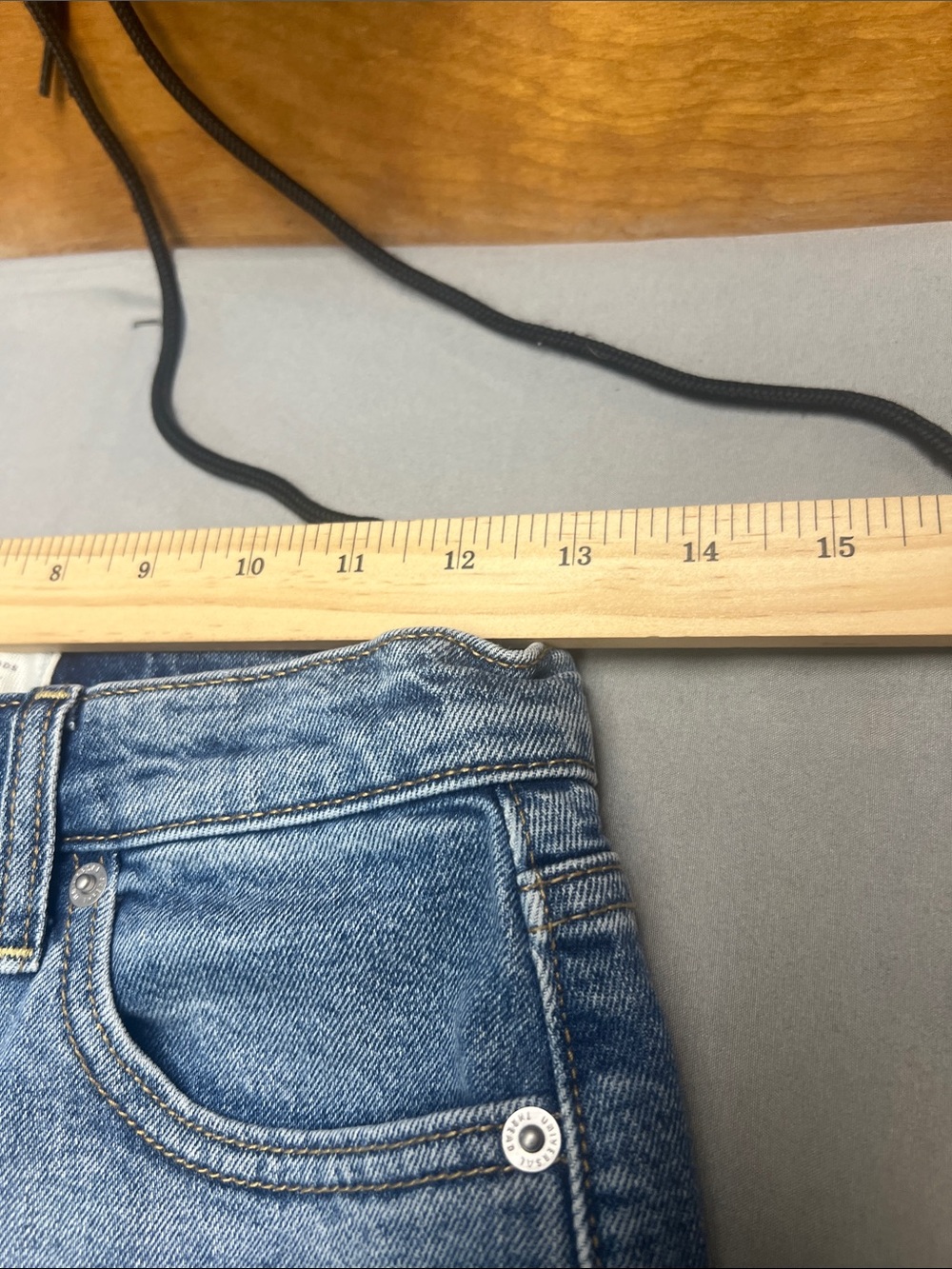 Universal Thread Light Blue Wide-Leg Jeans with Gold Studs - Picture 8 of 11